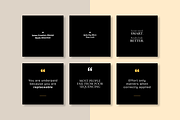 Powerful 50 Black Insatgram Template, a Social Media Template by RB Boutique (Thumbnail 4 of 9)