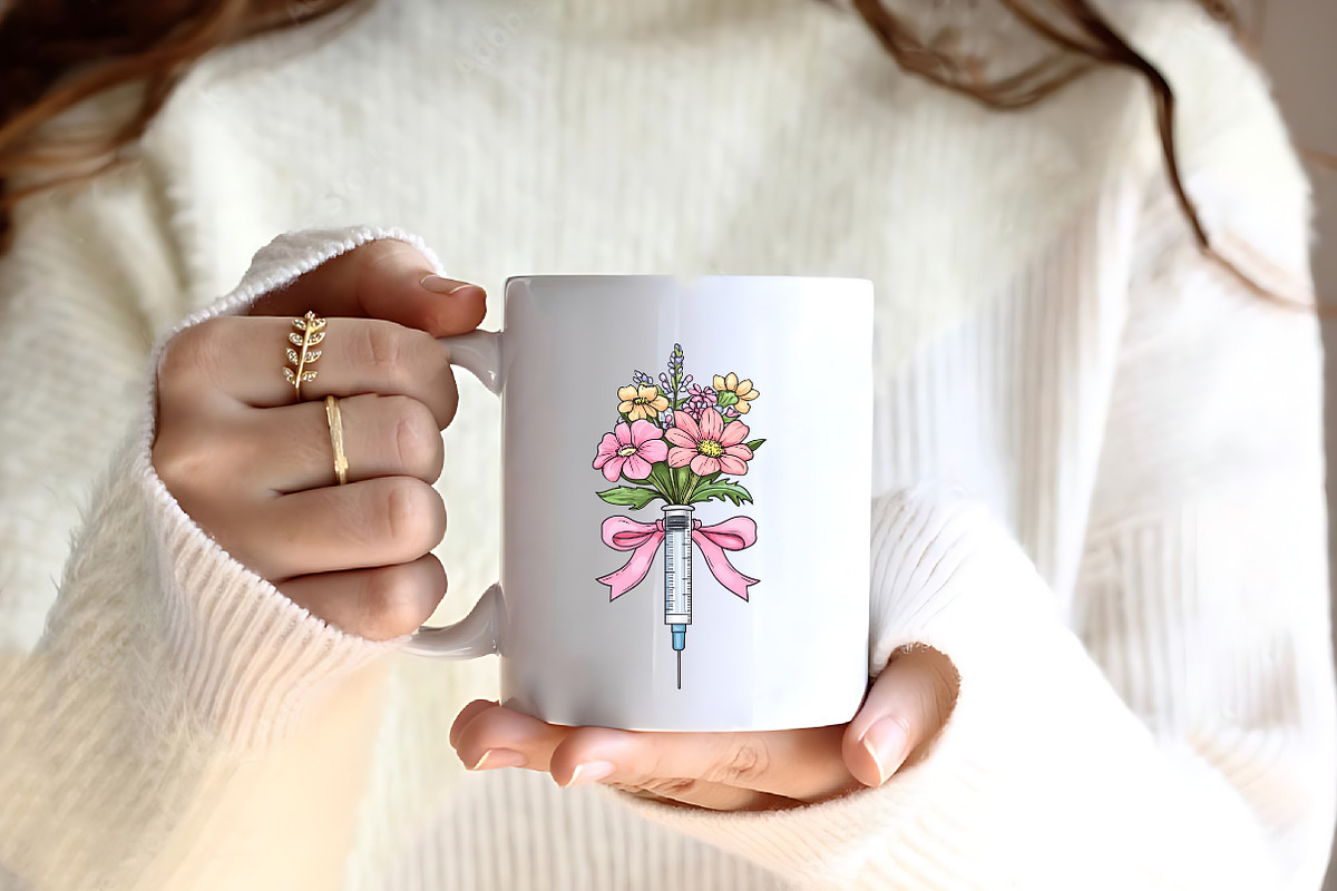 Flower Nurse Life Coquette Coastal, an Illustration by CreationArt (Photo 7 of 8)