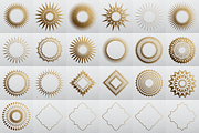 Celestial Gold Foil Papers & Frames, a Social Media Template by The Flossy Finch (Thumbnail 16 of 20)