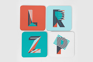 Coasters Mockup