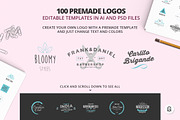 Premium Set of 100 Logos #2, a Branding & Logo Template by Graphic Ghost (Thumbnail 4 of 9)