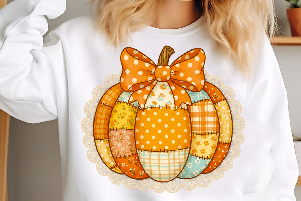 Preppy Floral Pumpkin PNG, an Illustration by Libby Wishes (Photo 10 of 11)