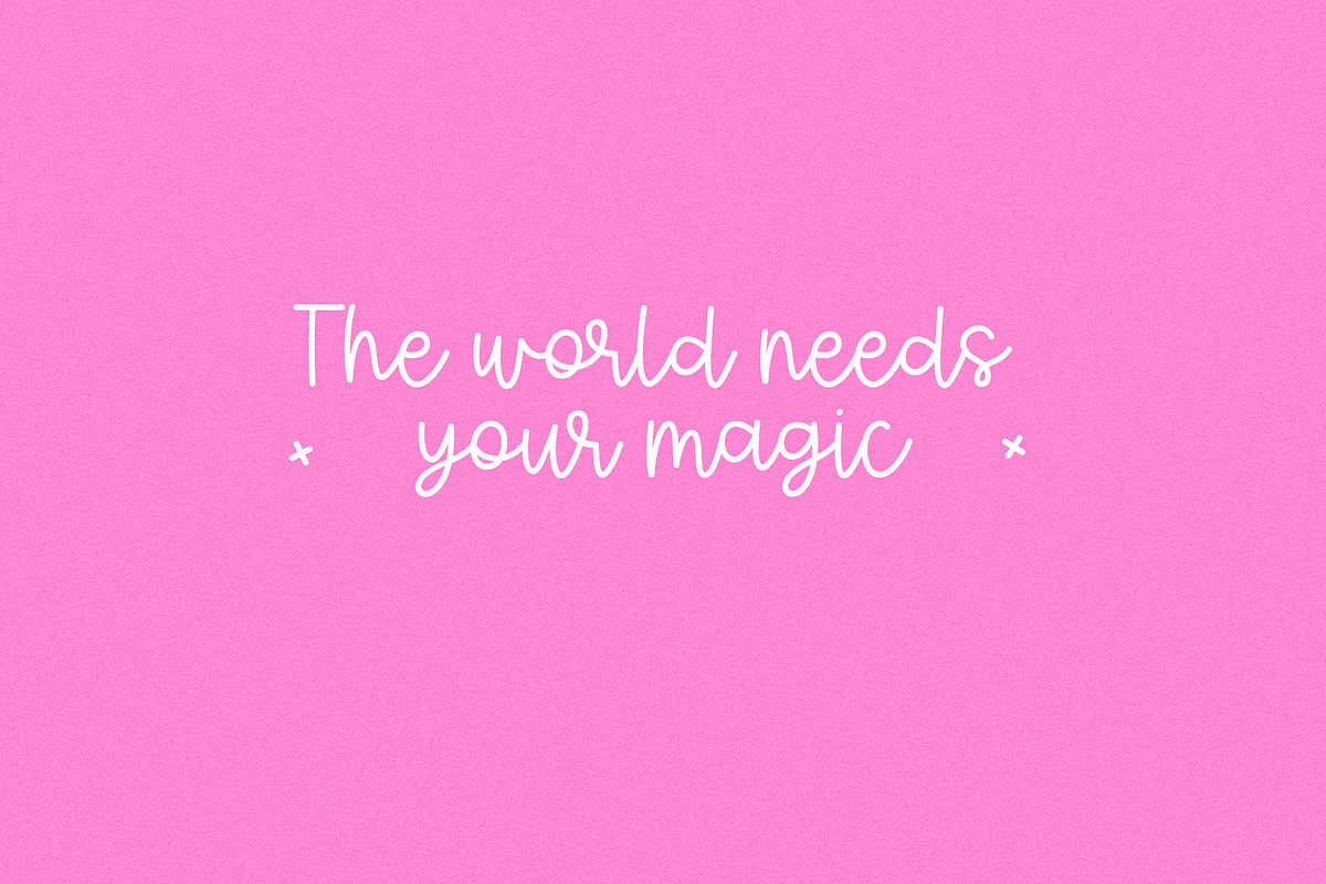 Magic Garden | Cute Script Font, a Script Font by KA Designs (Photo 7 of 15)