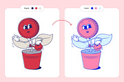 Finrety Finance Retro Illustrations, a Finance Illustration by Welovegraphics (Thumbnail 5 of 8)