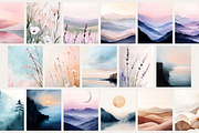 Minimalist Landscape Illustrations, a Background Graphic by TeaBerry (Thumbnail 4 of 5)