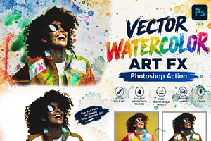 VECTOR WATERCOLOR ART FX