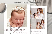 Birth Announcement Card BA006, an Invitation Template by Bellenity Design (Thumbnail 1 of 4)