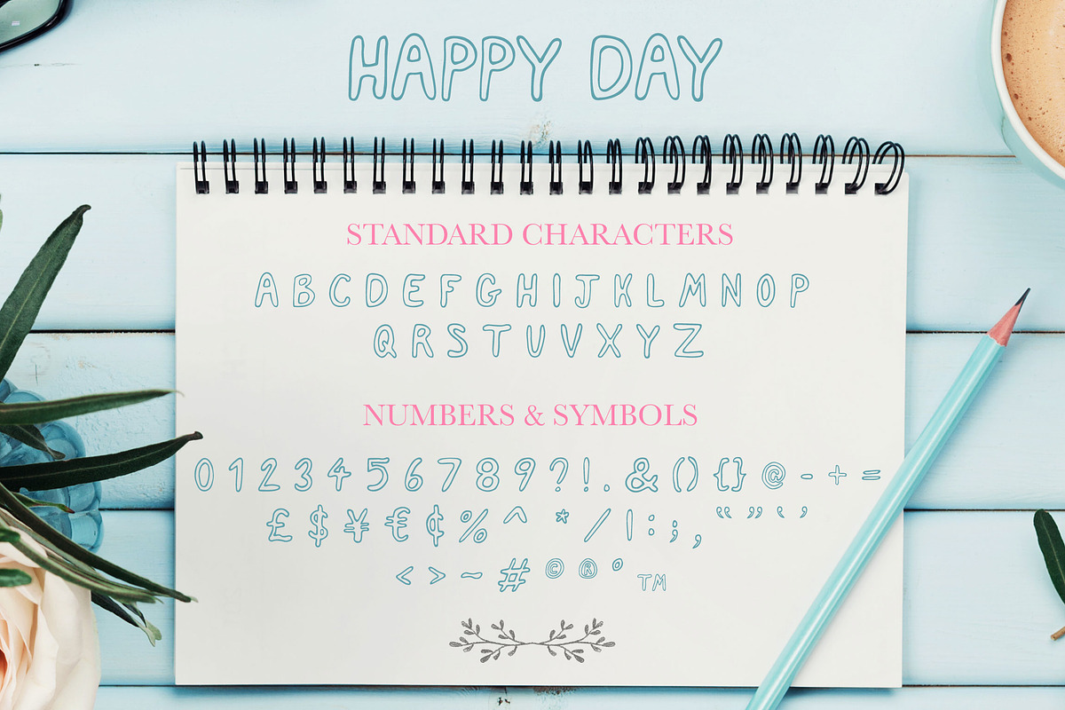 Happy Day Font preview 7