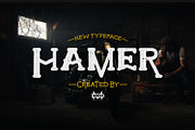 Hamer Typeface, a Font by madeDeduk (Thumbnail 1 of 7)