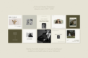 CANVA Editorial Instagram Templates, a Social Media Template by Oksafox (Thumbnail 8 of 16)