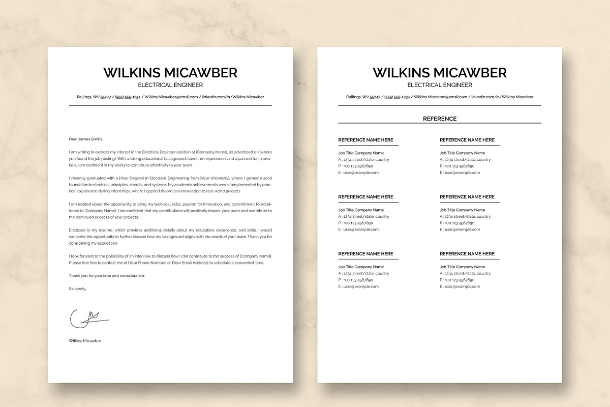 Electrical Engineer Resume Template preview 4