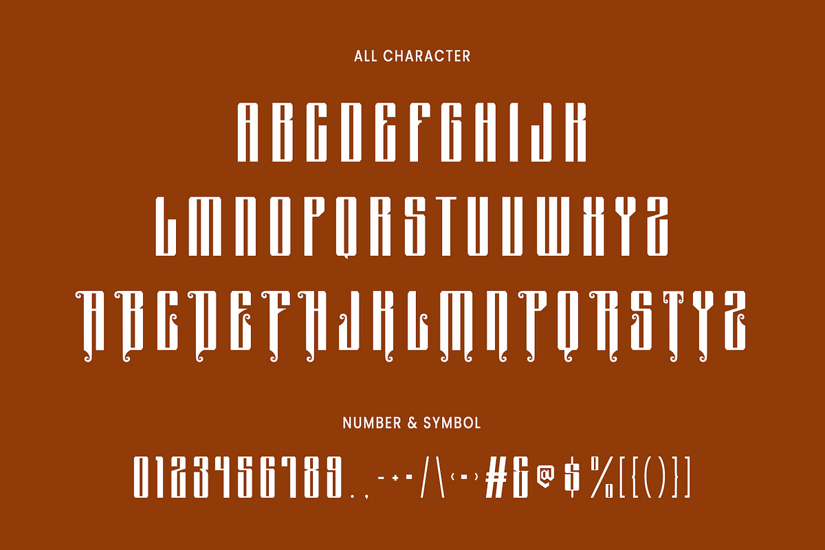 Morlix Blackletter Decorative Displa, a Blackletter Font by Maulana Creative (Photo 6 of 7)