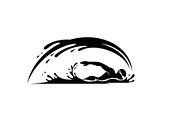 Swimming Sport Silhouette Vector Bun, an Illustration by jahid234 (Thumbnail 48 of 51)