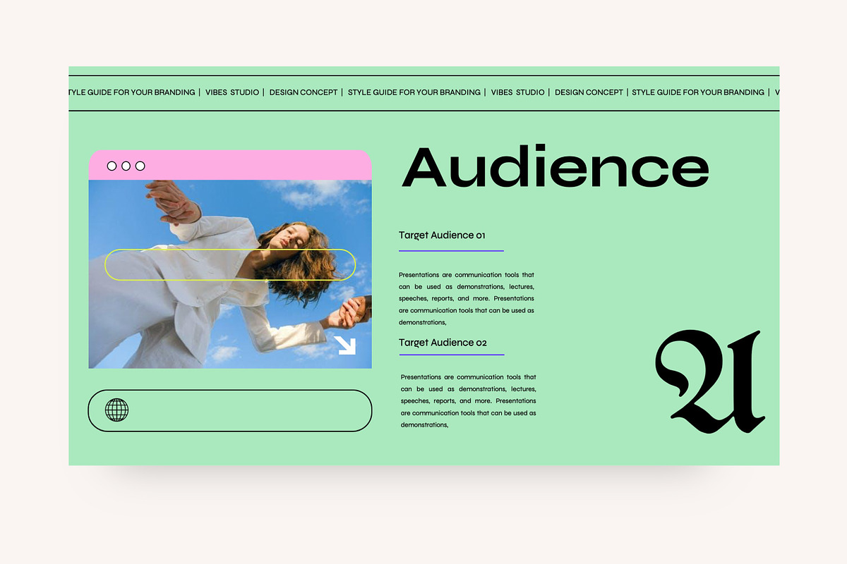 VIBES Neo Gothic Brand Google Slides, a Presentation Template by Dirtytemp Studio (Photo 6 of 11)