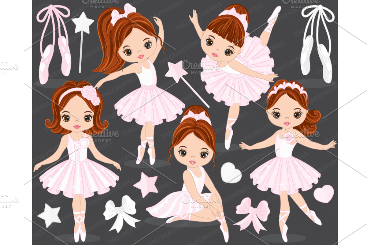 Vector Ballerina,Vector Ballet, an Illustration by TheCreativeMill (Photo 4 of 4)