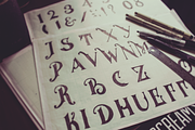 MGH vinolian HandDrawn Clean & Rough, a Font by maghrib (Thumbnail 5 of 5)
