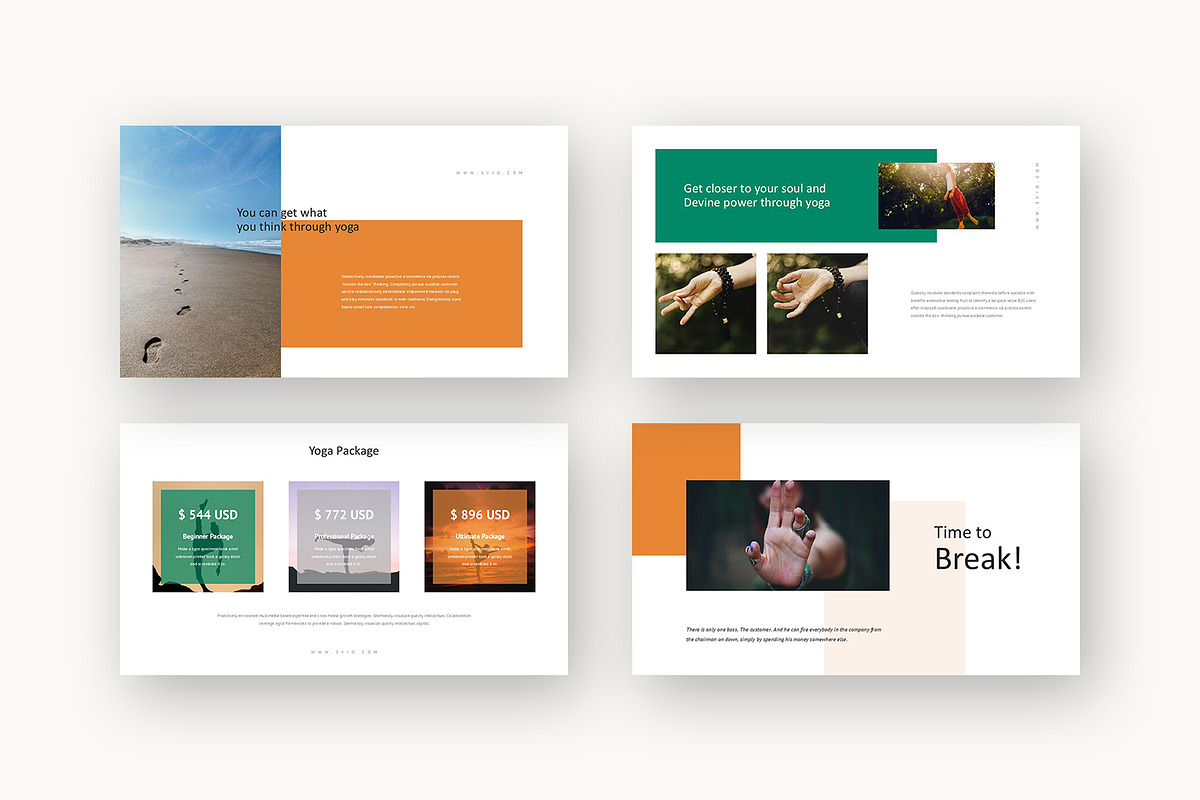 Svio : Mindful Living Google Slides, a Presentation Template by Punkl Camp (Photo 5 of 16)