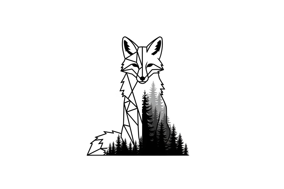 Fox Forest Silhouette Vector Bundle, an Illustration by Creativeshirt (Photo 2 of 31)