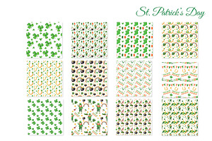 St. Patricks Day Watercolor Clipart