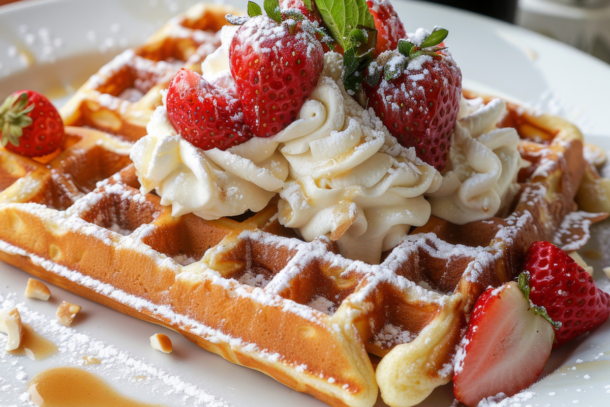 Waffles - 34 images, a Food & Drink Photo by Handmadefont (Photo 12 of 13)