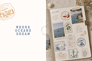 Tropical Vector Stamps & Frames, an Object Graphic by Nutalin Art (Thumbnail 11 of 11)