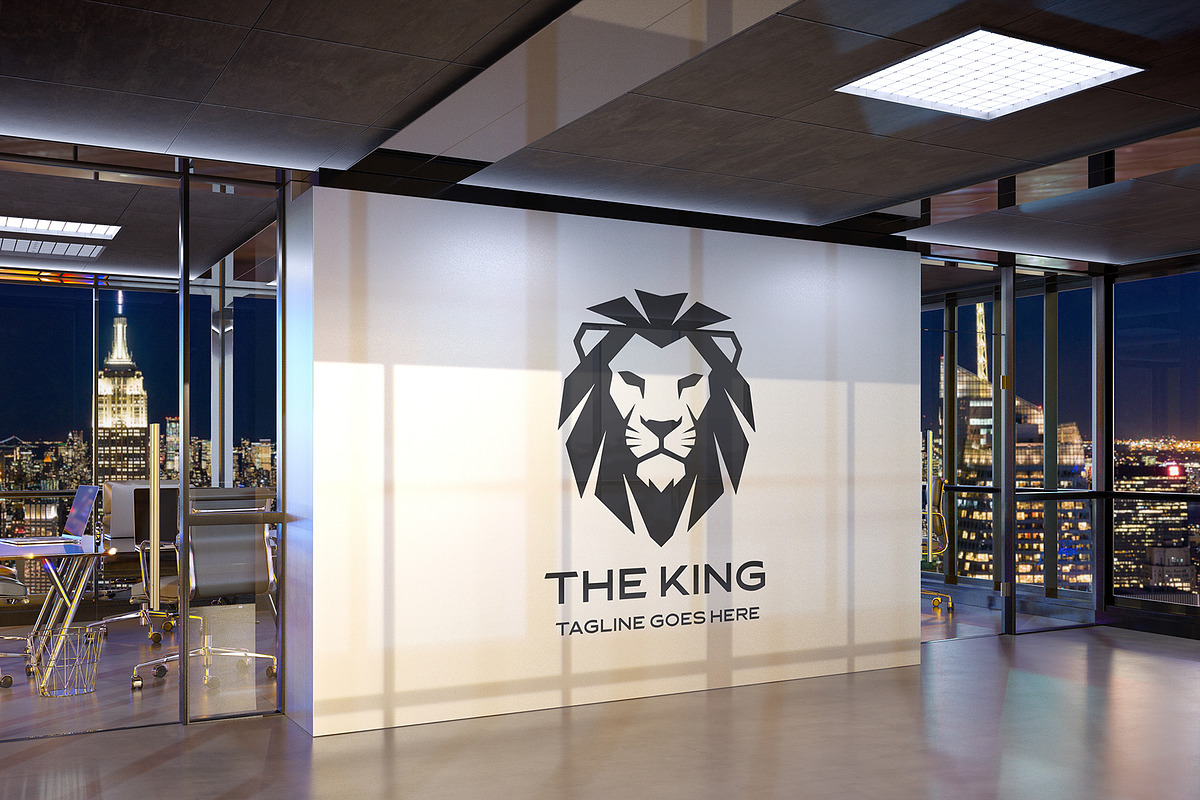 Luxury Lion Logo Template preview 3