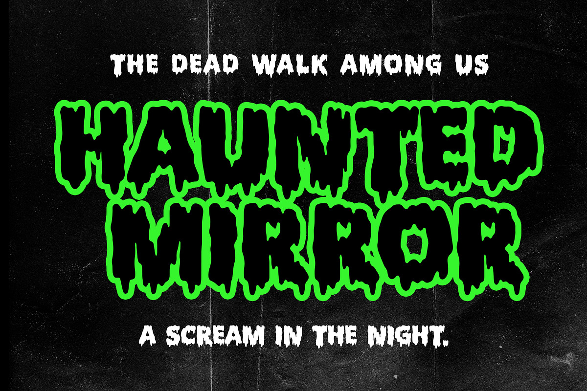 Death Secrets Halloween Melting, a Blackletter Font by dansdesign (Photo 5 of 8)