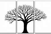 Multi-Panel Tree Silhouette Laser Cu, an Object Graphic by BIPLOB EXPERT (Thumbnail 6 of 11)
