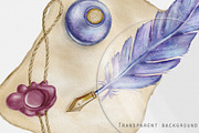 Lavender themed journal illustration, an Illustration by Kate Snitser (Thumbnail 3 of 7)