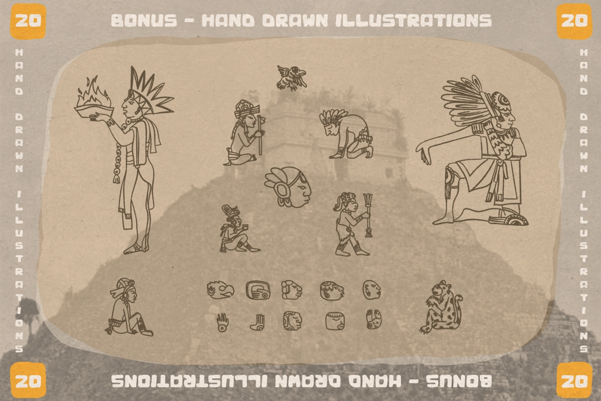ORO de MAYA sans serif display font, a Sans Serif Font by Fat Hamster (Photo 4 of 7)