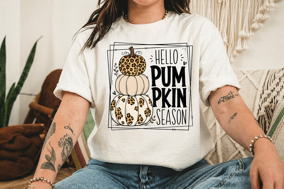 Leopard Pumpkin Stack png,, a Seasonal Illustration by Libby Wishes (Photo 3 of 4)