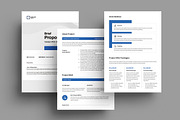 Project Proposal Template, Marketing, a Brochure Template by Niofix (Thumbnail 2 of 6)