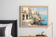 Oil Painting Print-Vintage Houses, a Seasonal Illustration by NSTUDIO (Thumbnail 7 of 9)