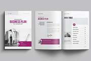 Business Plan Template, a Brochure Template by NorthPeak (Thumbnail 3 of 9)