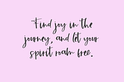 Blossom Breeze Script, a Handwritten Font by Beck McCormick (Thumbnail 6 of 10)