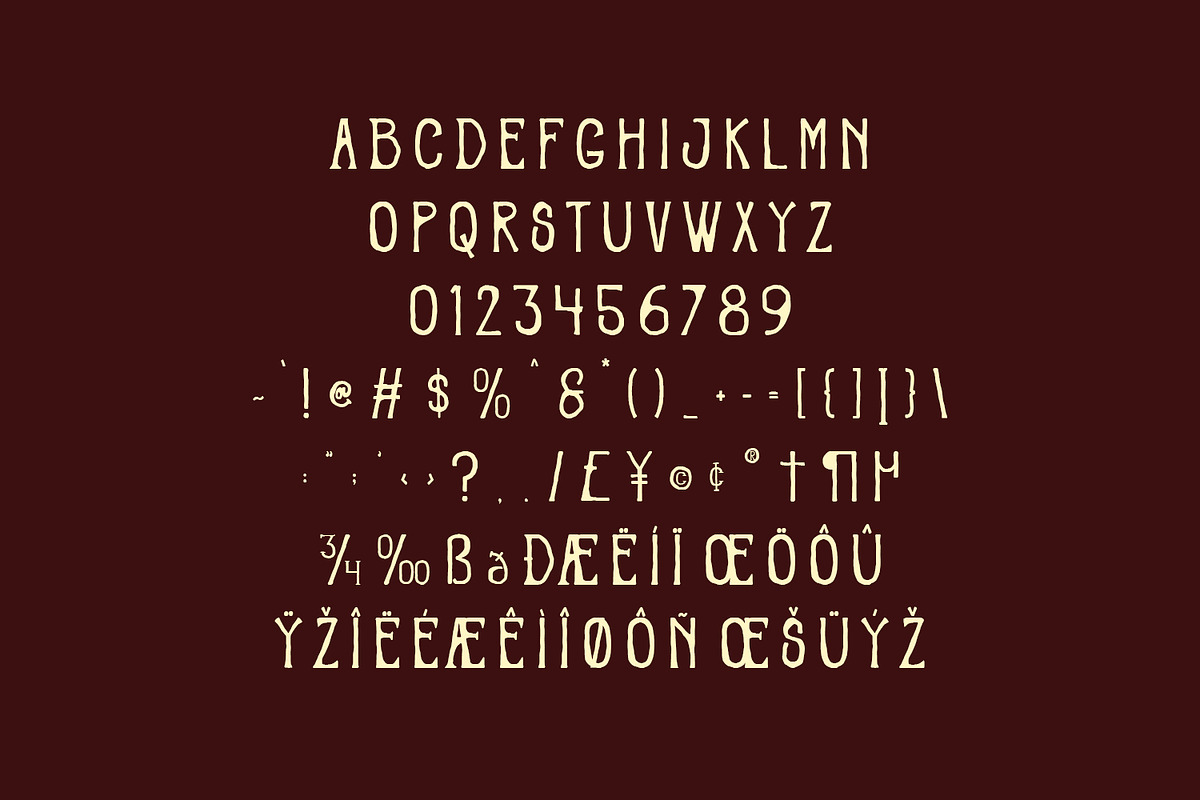 Lidomna Vintage Sans Display Font, a Handwritten Font by Maulana Creative (Photo 4 of 7)