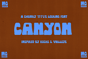 CANYON | HAND DRAWN FONT, a Sans Serif Font by Madeline ODonoghue Design (Thumbnail 1 of 6)