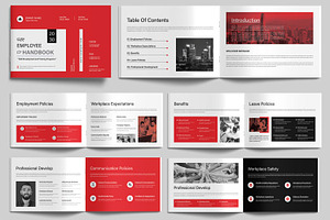 HR Employee Handbook Template, a Brochure Template by MightyDesign