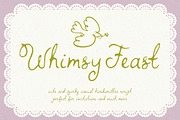 Whimsy Feast Whimsical Wedding Font, a Handwritten Font by Ayya Studio (Thumbnail 1 of 18)