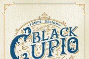 BlackCupio + Ornaments, a Font by PompoCo (Thumbnail 2 of 5)