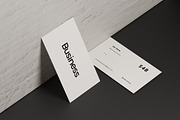 5 White Business Card Mockup Pack, a Print Template by S48 Mockups (Thumbnail 1 of 5)