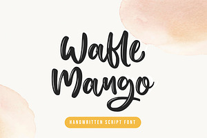 Wafle Mango Handwritten Font