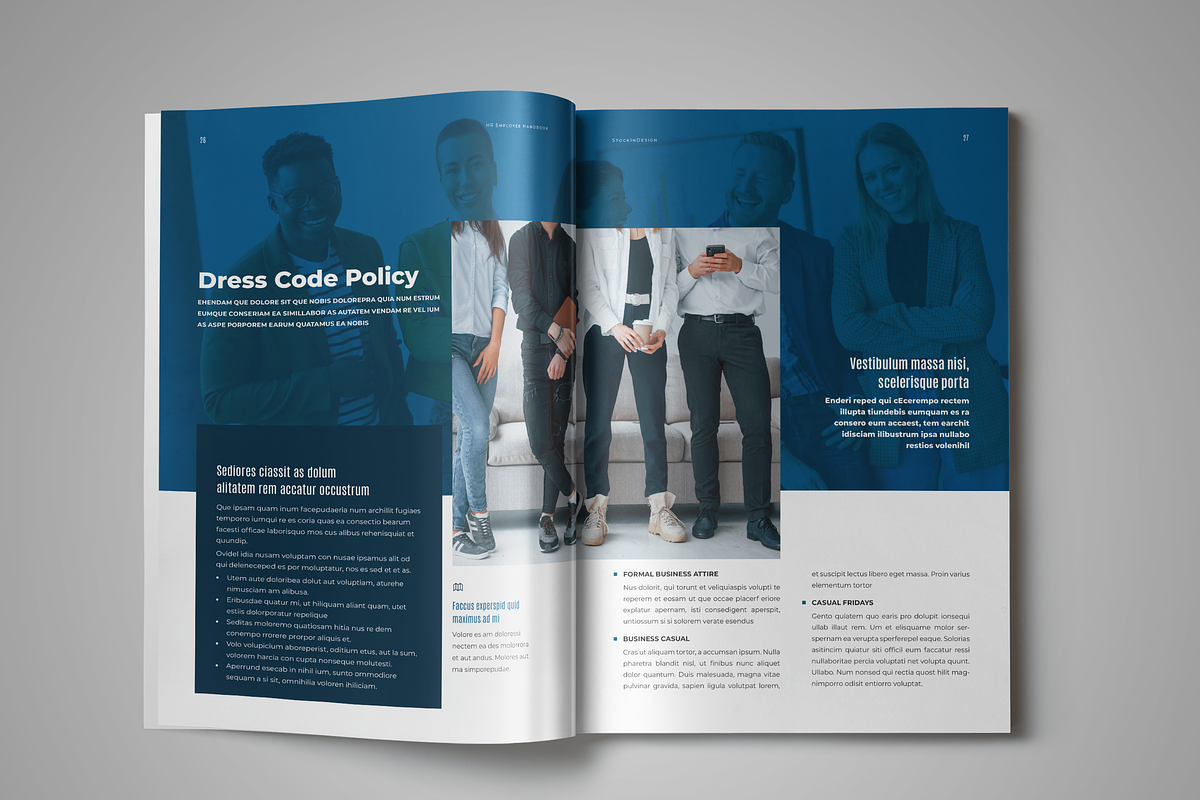 HR / Employee Handbook, a Brochure Template by StockInDesign (Photo 9 of 10)