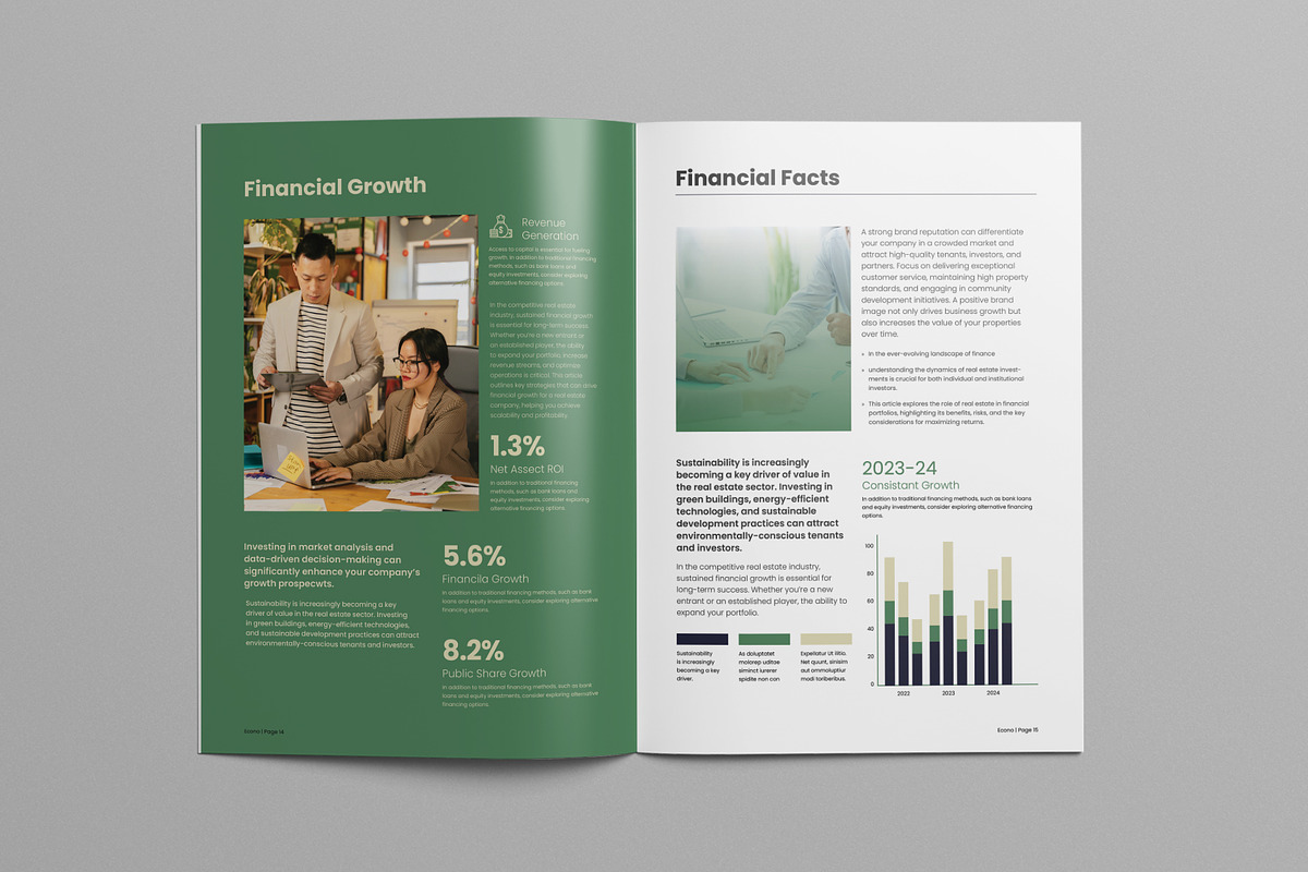 Company Profile | Canva & InDesign preview 8