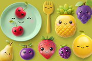 Healthy Kawaii Realistic PNG Objects, an Object Graphic by Iconogenic (Thumbnail 3 of 7)
