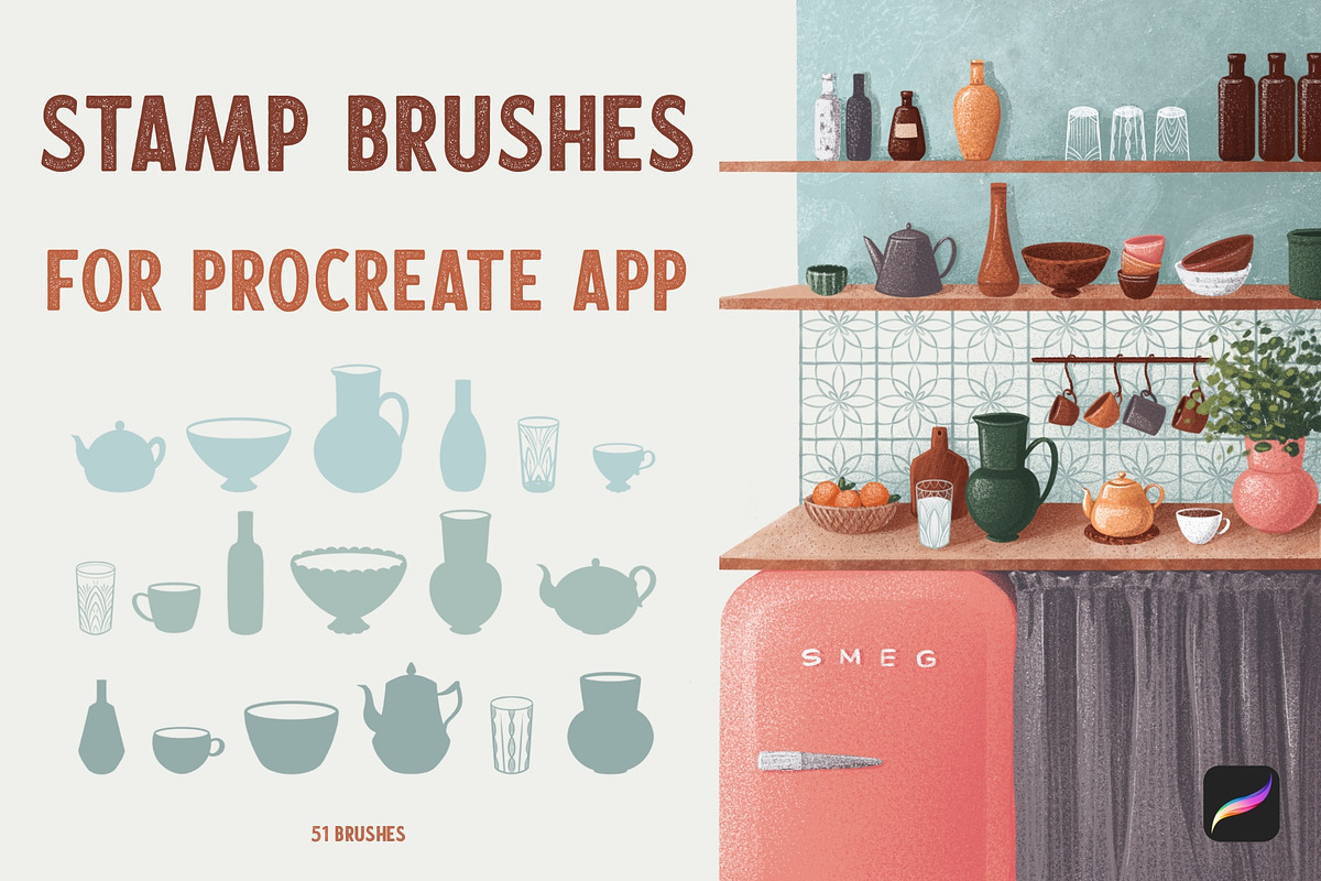 BUNDLE. Brushes for Procreate., a Brush Add-On by Maria Summer (Photo 16 of 32)