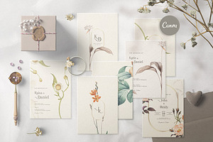16 Vintage Wedding Cards Vol.II