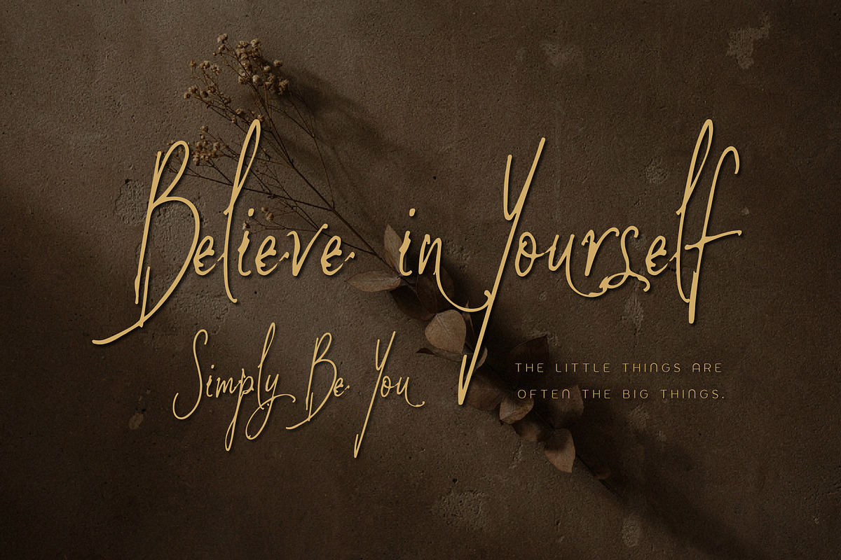 BandaMoons expressive signature font, a Script Font by HypeWorksCo (Photo 2 of 15)