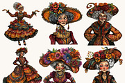 Old Victorian Ladies Clipart Bundle, a Person Illustration by Design Scotch (Thumbnail 4 of 8)