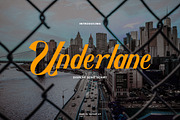 Underlane Retro Sans Serif, a Sans Serif Font by Muntab_Art (Thumbnail 1 of 10)